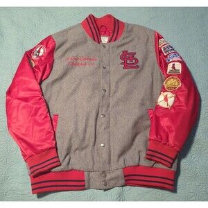 G-III BY CARL BANKS MLB MLB ST. LOUIS CARDINALS WORLD SERIES JACKET SIZE XXL